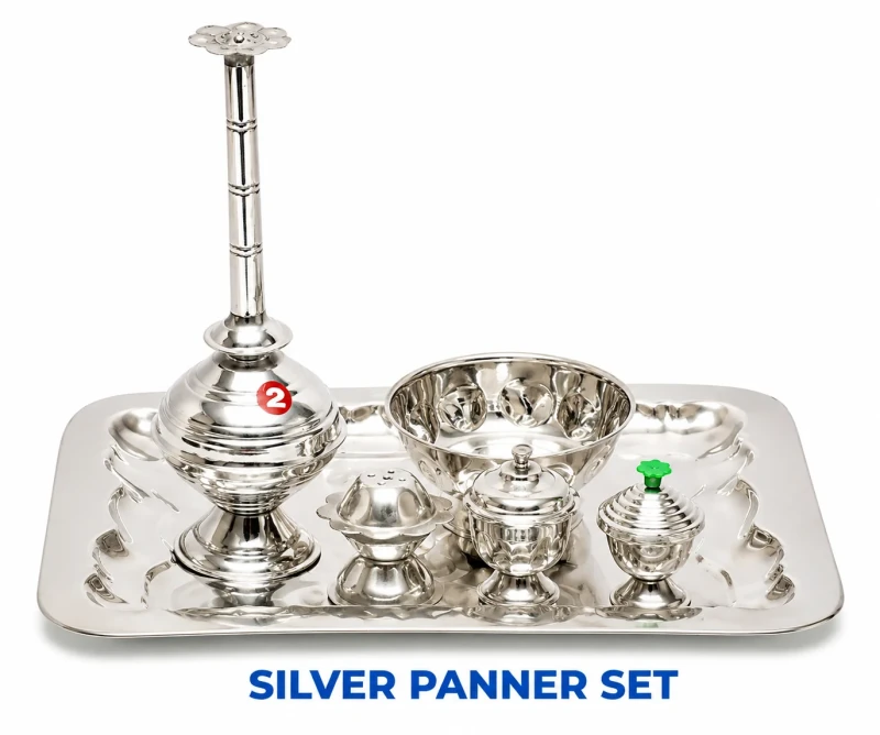 SILVER PANNEER SET